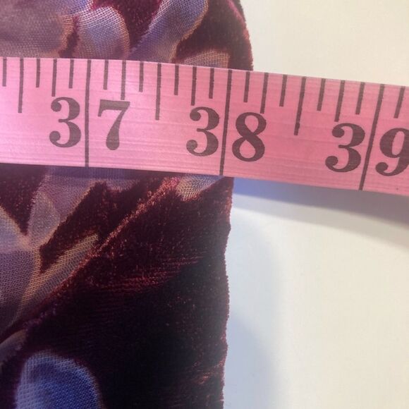 Burnout Floral Velvet Kimono - Picture 6 of 7